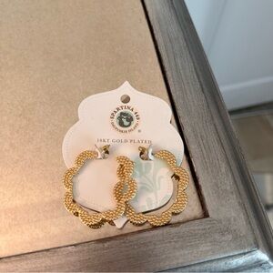 Spartina. Spartina “sweet and sour” hoops. Hoop earrings. Gold earrings.